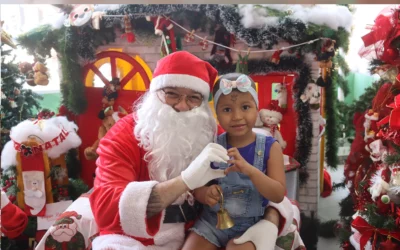 Casa da Esperança traz Papai Noel e muitos presentes