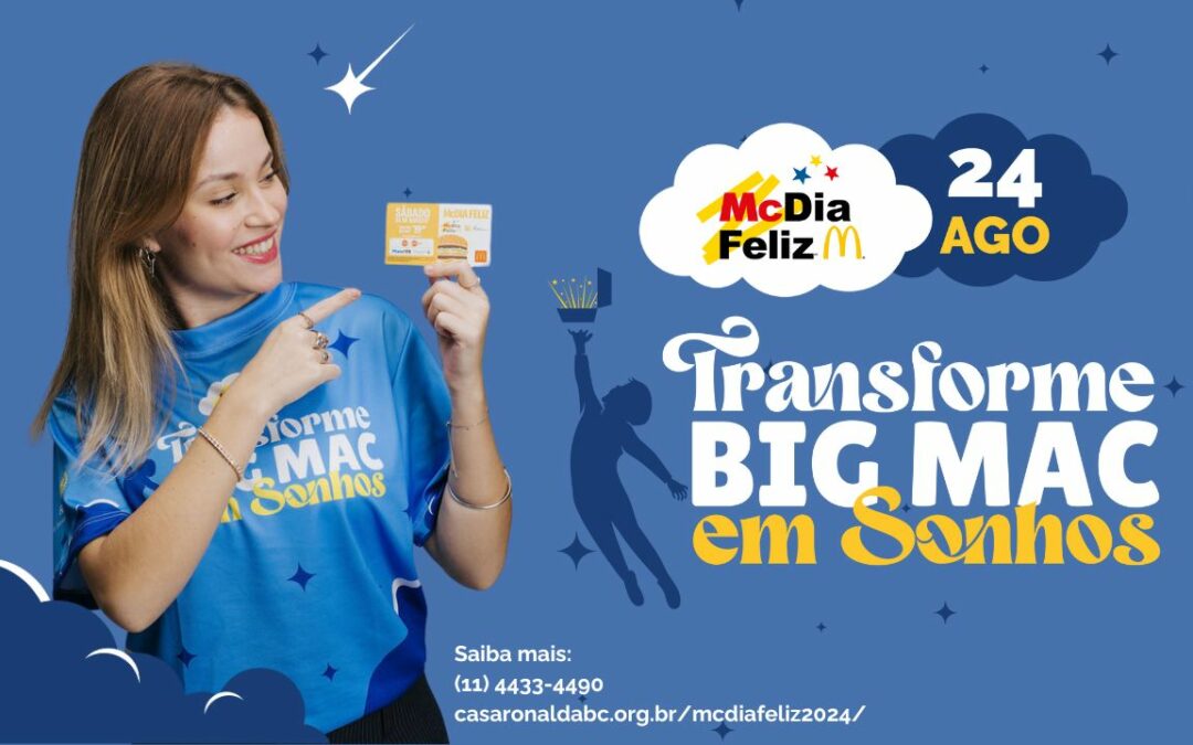 Sua empresa pode colaborar com o McDia Feliz